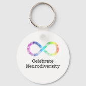 Feierliche Neurovielfalt Schlüsselanhänger (Vorderseite)