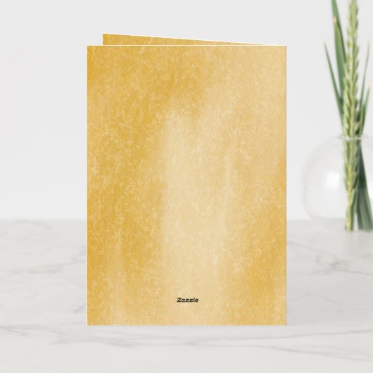 Feierliche Orange Gold Weihnachts Black Cat Kaffee (Rückseite)