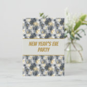 Feierliche Party Einladung zum Jahreswechsel (Stehend Vorderseite)