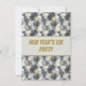 Feierliche Party Einladung zum Jahreswechsel (Vorderseite)