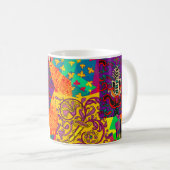 Feierliche Patchwork in indianisch, türkisch, ital Kaffeetasse (VorderseiteRechts)