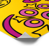 Feierliche Patchwork in indianisch, türkisch, ital Poster (Ecke)