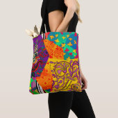 Feierliche Patchwork in indianisch, türkisch, ital Tasche (Von Nahem)