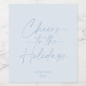 Feierliche Personalisierte Weinflasche Weinetikett (Einzelnes Label)