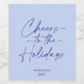 Feierliche Personalisierte Weinflasche Weinetikett (Einzelnes Label)