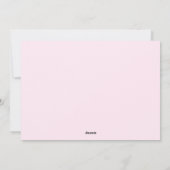 Feierliche Pink Weihnachten Niedlich Gnome Glauben (Rückseite)