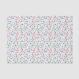 Feierliche Polka Dots Pattern Urlaub Seidenpapier