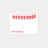 Feierliche Post-it-Notes-Mittens Post-it Klebezettel (Vorderseite)