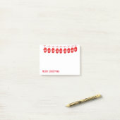 Feierliche Post-it-Notes-Mittens Post-it Klebezettel (Auf Schreibtisch)