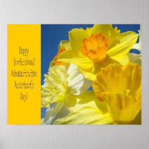 Feierliche Poster Happy Beruflich Assistants