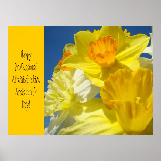 Feierliche Poster Happy Beruflich Assistants (Vorne)