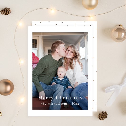 Feierliche Punkte Frohe Weihnachten Foto Urlaub