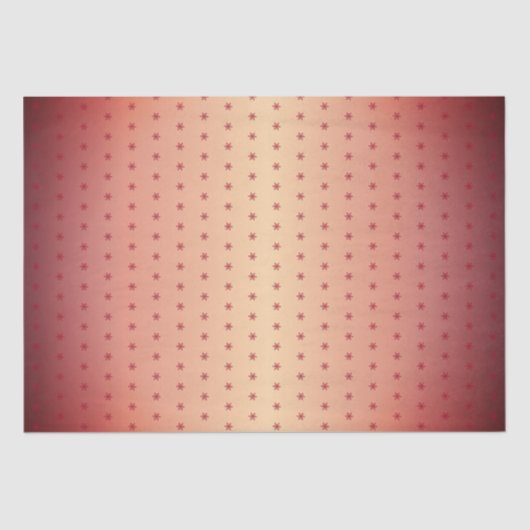 Feierliche Red Metallic Snowflake Muster Weihnacht Seidenpapier (Vorderseite)