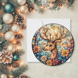 Feierliche Rentiere, individuell einstellbar Feiertagskarte