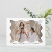 Feierliche Retro Foto Rahmen Frohe Weihnachten (Stehend Vorderseite)