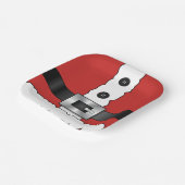 Feierliche Retro Weihnachten Roter Anzug Pappteller (Gewinkelt)