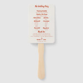 Feierliche Rote Berries Blätter Weihnachtsfeier Fächer (Rückseite)