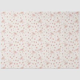 Feierliche Rote Coquette Weihnachten Seidenpapier