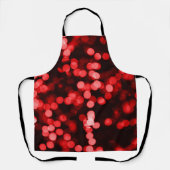 Feierliche Rote Lichter Weihnachten Schürze (Vorderseite)