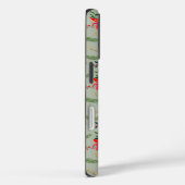 Feierliche Rote Poinsettia Weihnachtsblume Case-Mate iPhone Hülle (Rückseite / Rechts)