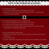 Feierliche Rote Weihnachtsfeier Anzug Ho Ho Weihna Mittlere Geschenktüte