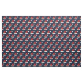 Feierliche Rote Weihnachtsmannmütze mit Heiligenbl Stoff (Yard (91,4 cm))