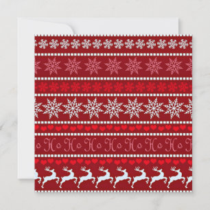 Feierliche Schneeflocke und Reindeer-Design
