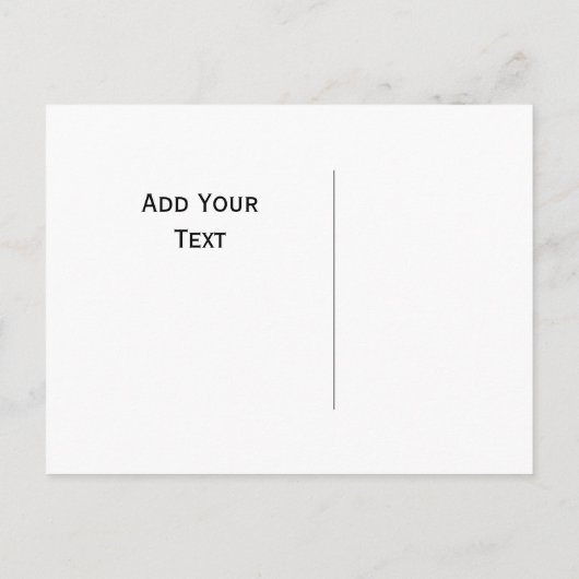 Feierliche Schriftart Ankündigungspostkarte (Rückseite)