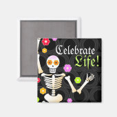 Feierliche Skellie Magnet (Vorderseite/Rückseite)