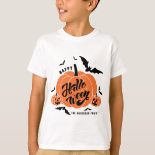 Feierliche Spooky Pumpkins glückliche Halloween T-Shirt