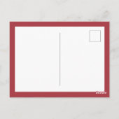 Feierliche Sprigs und Goldene Rippe | Frohe Weihna Postkarte (Rückseite)