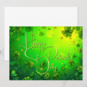 Feierliche St. Patrick's Day Gruß (Vorne/Hinten)