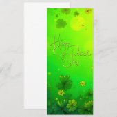 Feierliche St. Patrick's Day Gruß (Vorne/Hinten)
