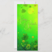 Feierliche St. Patrick's Day Gruß (Vorderseite)