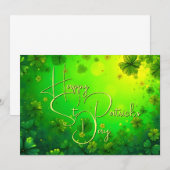 Feierliche St. Patrick's Day Gruß (Vorne/Hinten)