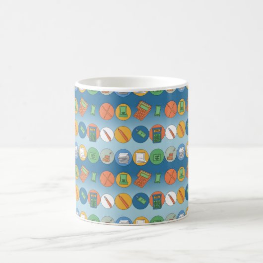 Feierliche Steuersaison mit Spaß Kaffeetasse (Mittel)