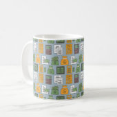 Feierliche Steuersaison mit Spaß Kaffeetasse (Vorderseite Links)