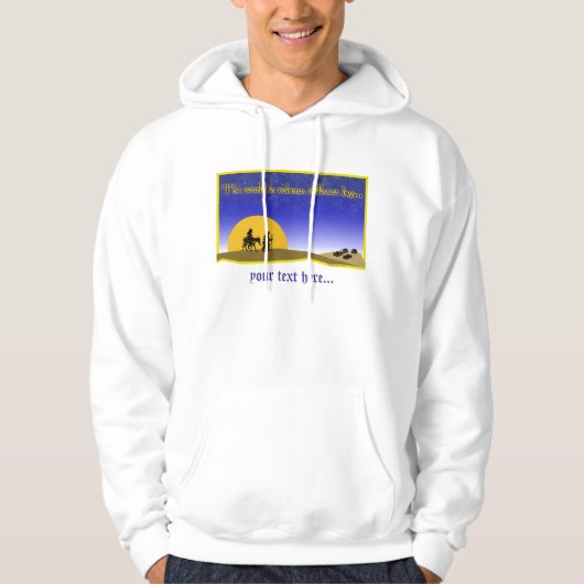 Feierliche Stille Hoodie (Vorderseite)
