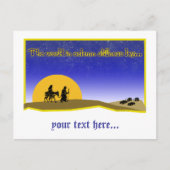 Feierliche Stille Postkarte (Vorderseite)