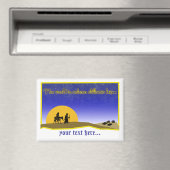 Feierliche Stille Postkarte Magnet (In Situ (Geschirrspüler))