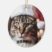 Feierliche Tabby Keramik Ornament (Links)