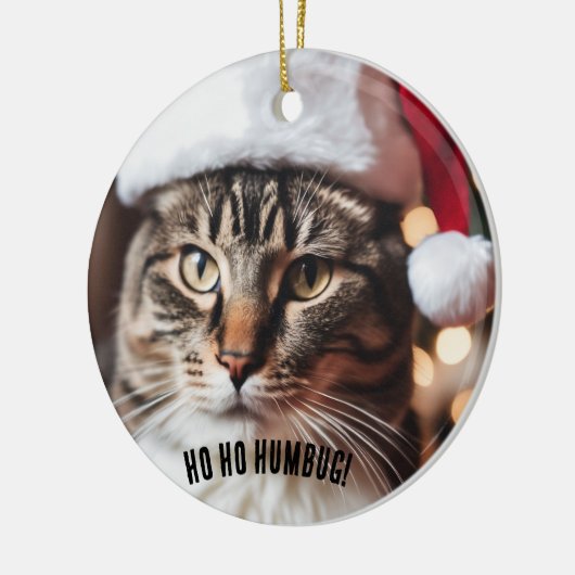 Feierliche Tabby Keramik Ornament (Links)