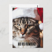 Feierliche Tabby Postkarte (Vorne/Hinten)