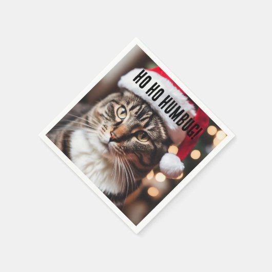 Feierliche Tabby Serviette (Ecke)