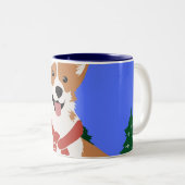 Feierliche Tasse Corgi Holiday (VorderseiteRechts)