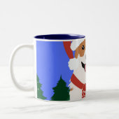 Feierliche Tasse Corgi Holiday (Links)