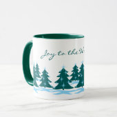 Feierliche Tasse Kaffee Cup Festlicher Weihnachtsb (Vorderseite Links)