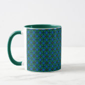 Feierliche Tasse, Weihnachts-Holly-Muster Tasse (Links)