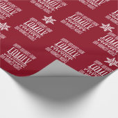 Feierliche und moderne Personalisierte "FAMILIENUR Geschenkpapier (Ecke)