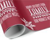 Feierliche und moderne Personalisierte "FAMILIENUR Geschenkpapier (Rolleneckpunkt)